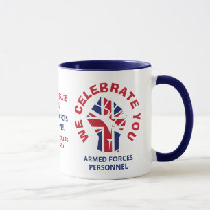 WIR CELEBRATE YOU Patriotic British Tasse