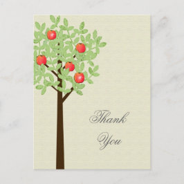 Wir danken Ihnen auf Postkarte. Frühling und Somme Postkarte