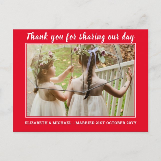 Wir danken Ihnen für Ihre Karten mit Foto Virtual  (Vorderseite)