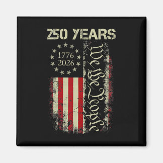 Wir das Volk 250 Jahre Amerika 1776-2026 250. 4t Magnet