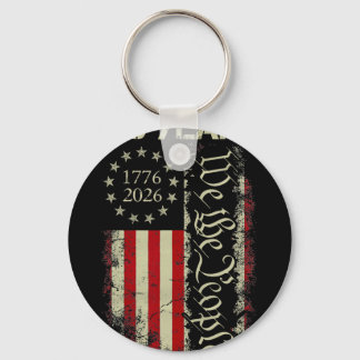 Wir Das Volk 250 Jahre Amerika 1776-2026 250. 4t Schlüsselanhänger