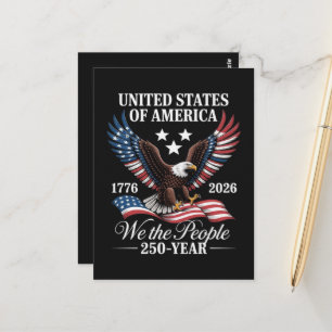 Wir das Volk 250 Jahre Amerika Postkarte
