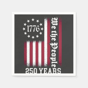 Wir das Volk 250 Jahre Jubiläum USA Serviette