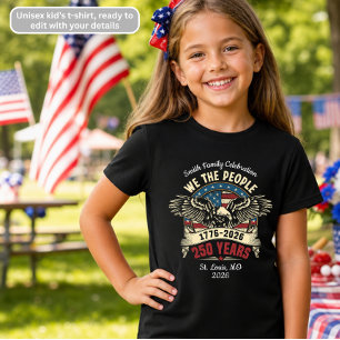 Wir das Volk Adler Patriotischer 4. Juli Kinder T-Shirt