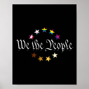 Wir, das Volk, bedeuten alle LGBTQ-Stolzmonat _1 Poster