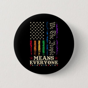 Wir das Volk bedeutet jeden US-Verfassung LGBT Button