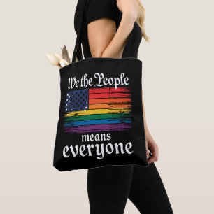Wir das Volk bedeutet jeden USA-Flagge LGBTQ