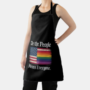 Wir das Volk bedeutet jeder USA LGBT Gleichheit  Schürze
