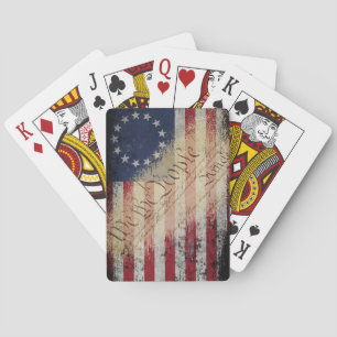 Wir das Volk Betsy Ross Vintage amerikanische Flag Spielkarten