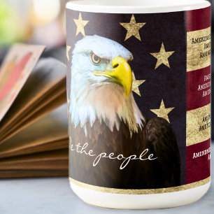 Wir das Volk Bill of Rights Flag Weißkopfseeadler Kaffeetasse