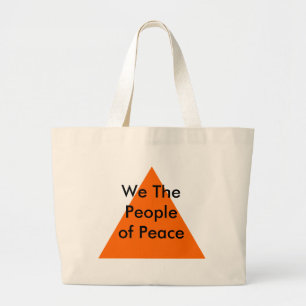 Wir, das Volk des Friedens, das MUSEUM Zazzle Gesc Jumbo Stoffbeutel
