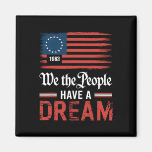 Wir das Volk haben einen Traum Black History Month Magnet