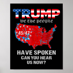 Wir Das Volk Haben Gesprochen Tee Usa Wahl 2024 Re Poster