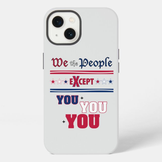 Wir, das Volk   iPhone Hülle (Rückseite)