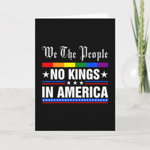 Wir das Volk keine Könige in Amerika Anti-Trump lu Karte