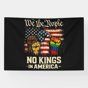 Wir Das Volk Keine Könige In Amerika Banner