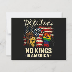 Wir Das Volk Keine Könige In Amerika Einladung
