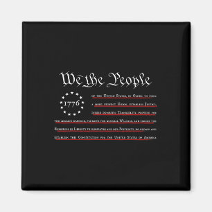 Wir, das Volk Präambel der US-Verfassung 4. Juli Magnet
