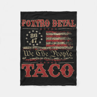Wir Das Volk Taco Foxtrot Delta Taco 2 Fleecedecke