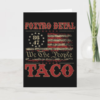 Wir das Volk Taco Foxtrot Delta Taco 2 Karte