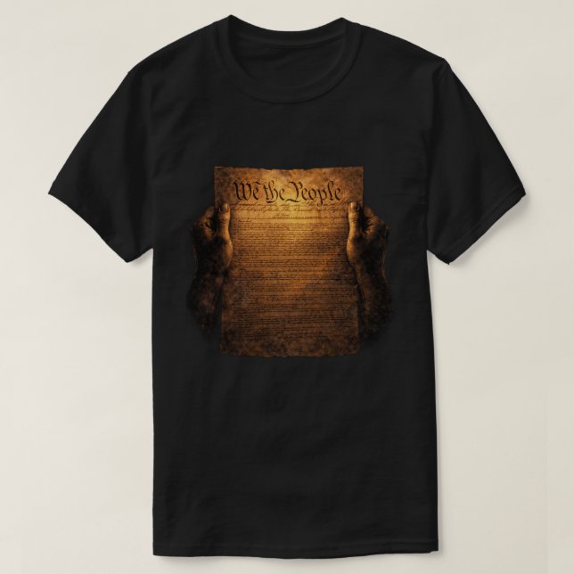 Wir, das Volk US-Verfassung T-Shirt (Design vorne)