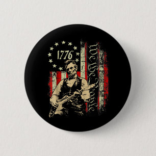 Wir Das Volk USA Nge Flagge Dom Abe Lincoln Gitarr Button