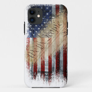 WIR DAS VOLK Vintage amerikanische Flagge Case-Mate iPhone Hülle
