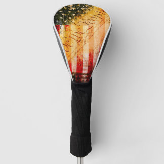 WIR DAS VOLK Vintage Retro Rock Amerikanische Flag Golf Headcover