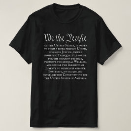 Wir, das Volk, vollständige Verfassung Präambel T-Shirt
