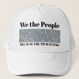 Wir, das Volk, weil Wahrheit zählt ITA2 Code Truckerkappe