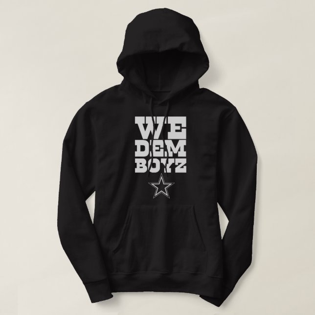 Wir Dem Boyz WHITE Hoodie (Design vorne)