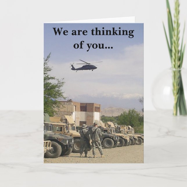 Wir denken an dich... karte (Vorderseite)