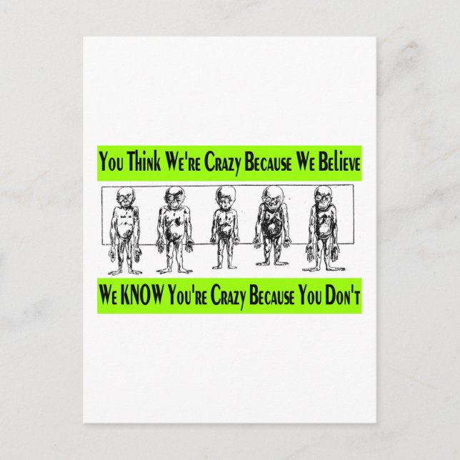 Wir denken postkarte (Vorderseite)