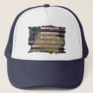 Wir der Leute-Vintage amerikanische Truckerkappe