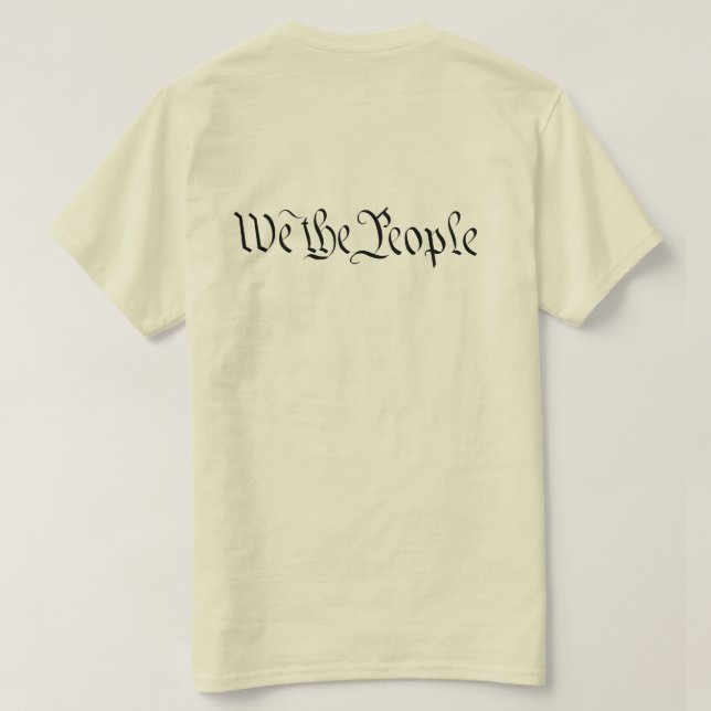 Wir, der T - Shirt der Menschen (Design Rückseite)