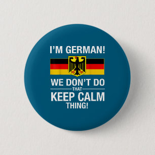 Wir Deutsche bleiben nicht ruhig Button