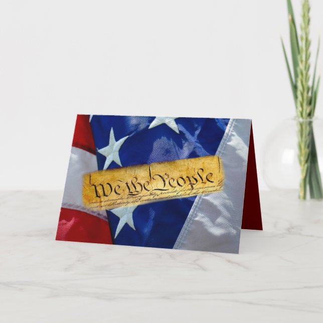 Wir, die amerikanische Flagge (Vorderseite)