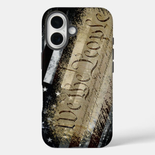 Wir, die industrielle Flagge der USA iPhone 16 Hülle