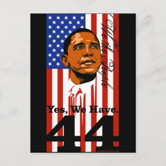 Wir, die Leute haben gesprochen. Ja, haben wir. Postkarte