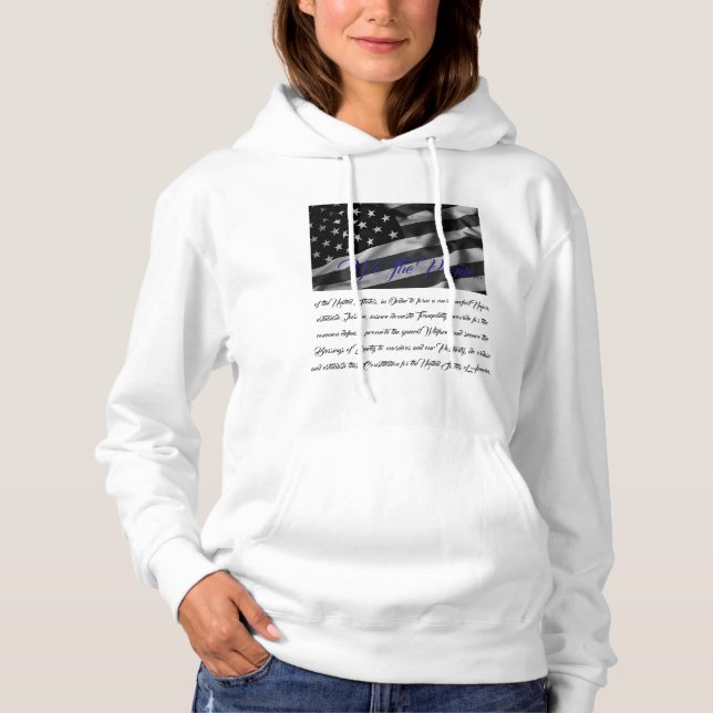 Wir die Leute! Hoodie (Vorderseite)