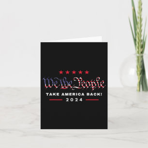 Wir, die Leute nehmen Amerika Ck 4. Juli Trump Karte
