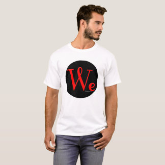Wir die Leute runden den T - Shirt der Logo-Männer
