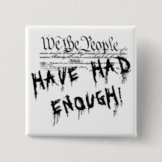 Wir, die Leute! Schaltfläche für politischen Prote Button