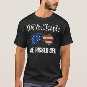 Wir, die Leute sind von den amerikanischen Flaggen T-Shirt