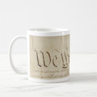 "Wir die Leute" US-Konstitutions-Tasse Kaffeetasse