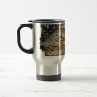 WIR die LEUTE-VINTAGE USA-FLAGGE rostfreie Tasse