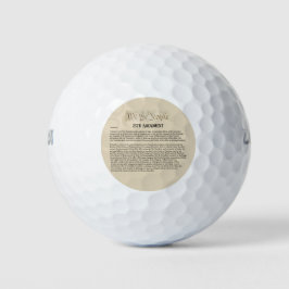 Wir, die Menschen 25. Verfassungsänderung widerste Golfball