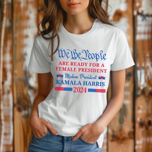 Wir, die Menschen bereit für Kamala Harris POTUS 2 T-Shirt (Von Creator hochgeladen)