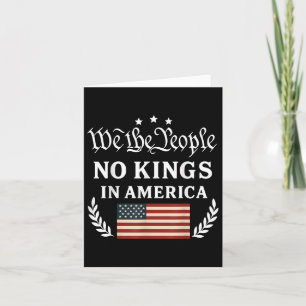 Wir, die Menschen, die keine Könige in Amerika sin Karte