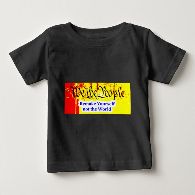 Wir, die Menschen erinnern sich an das MUSEUM Zazz Baby T-shirt (Vorderseite)